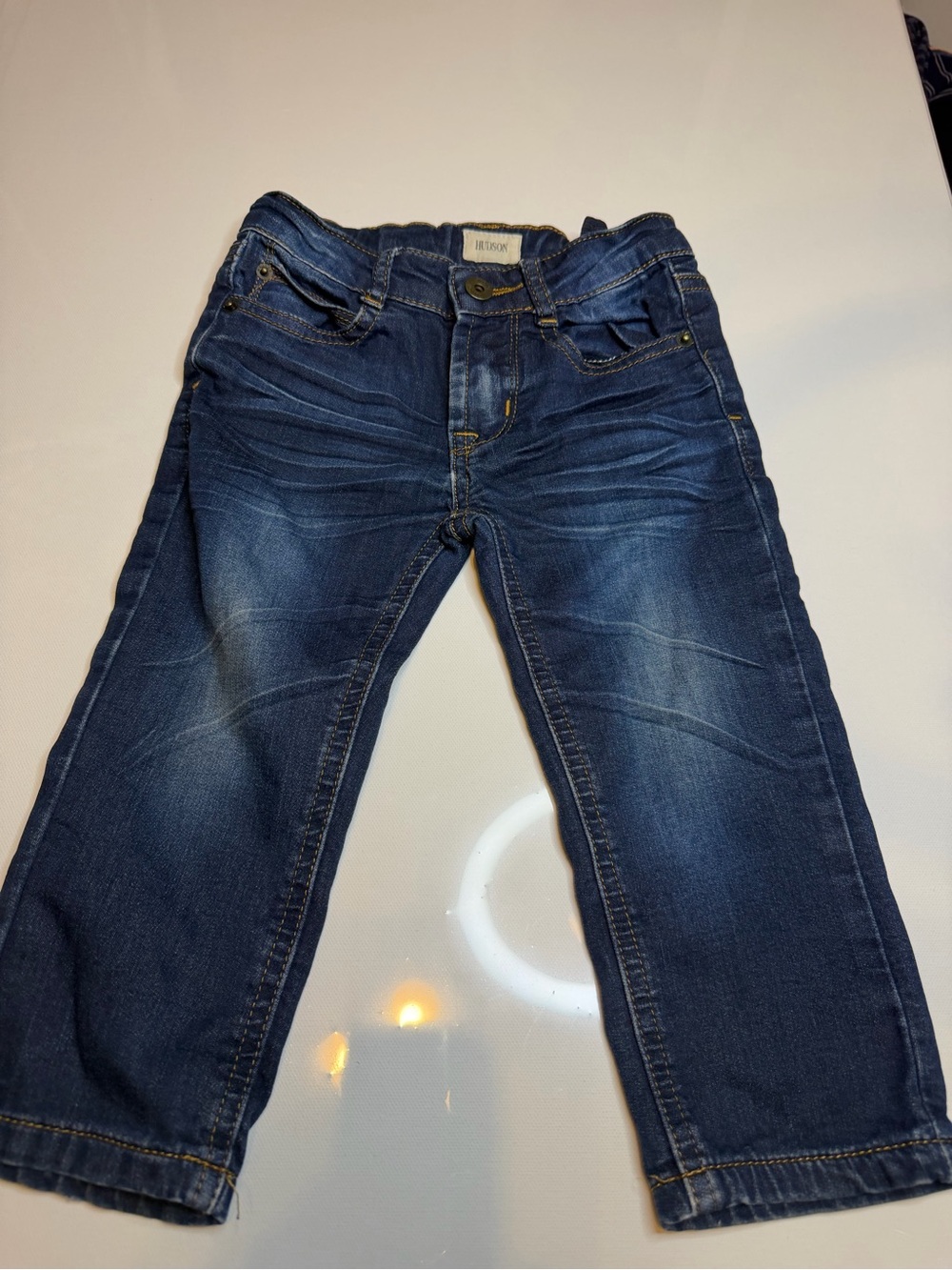 Hudson Jeans Men’s Straight Dark Blue Denim